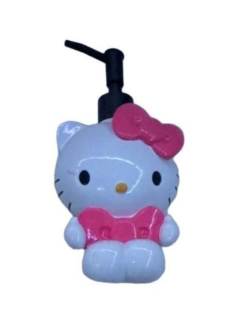 Sanrio Hello Kitty Soap Dispenser Figural Pump Pink Bow Resin